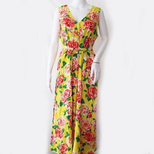 SOLD | Jams World Yellow Floral Button Down Dress